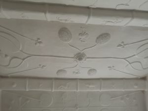 Small bedroom ceiling, private house